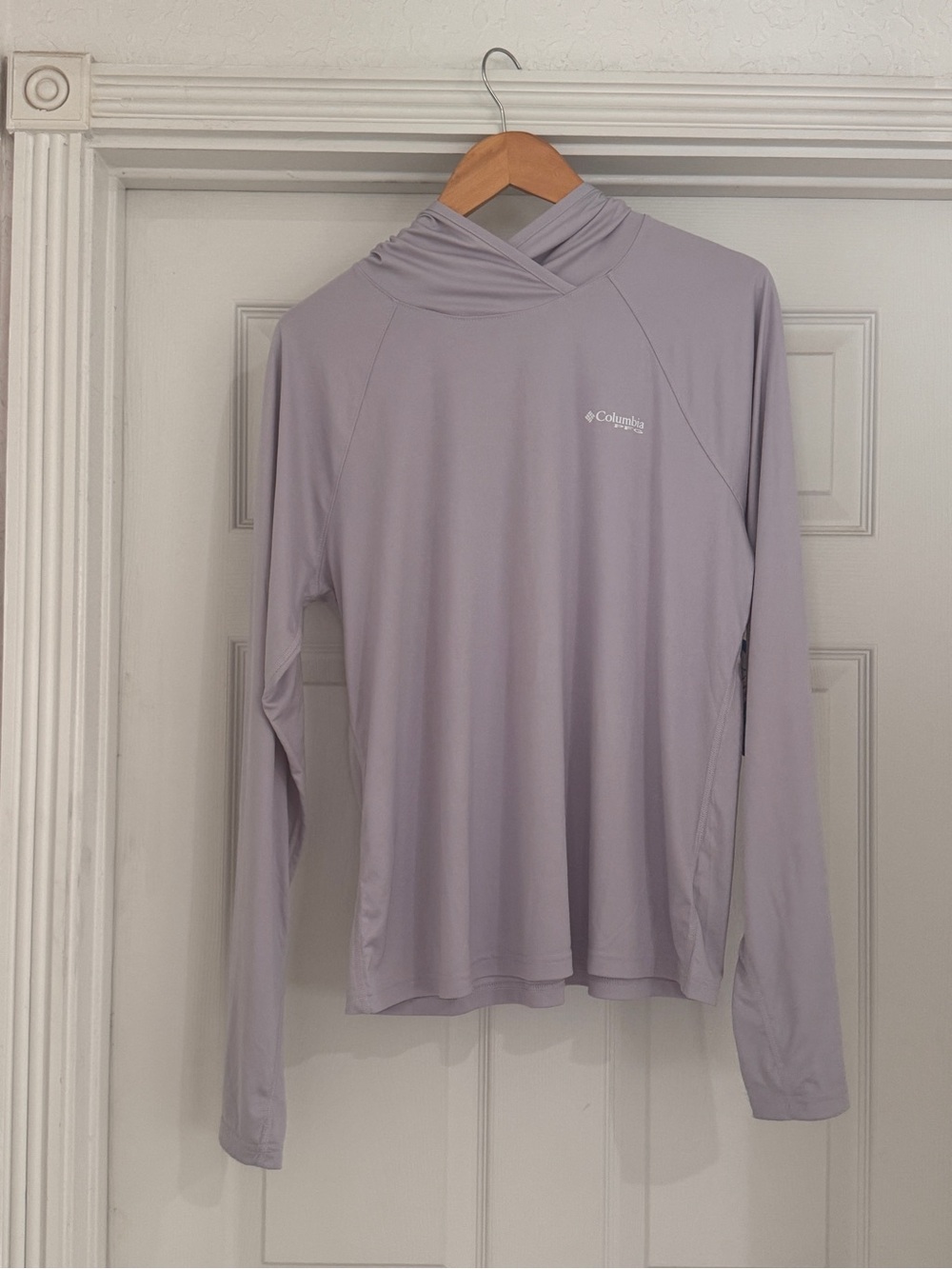 Columbia Women’s Hooded Long-Sleeve Performance Top - Lavender
